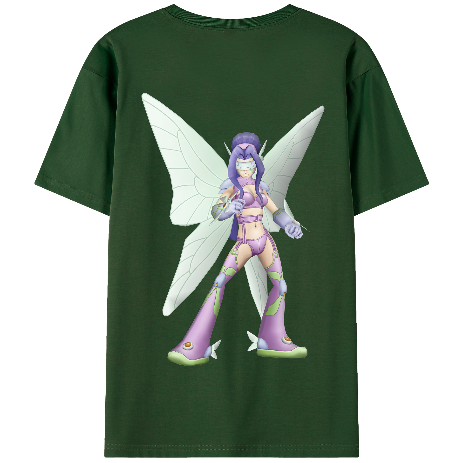 （画像用） Digimon デジタルモンスター/デジモン 綿100％半袖Tシャツ（背面プリント）